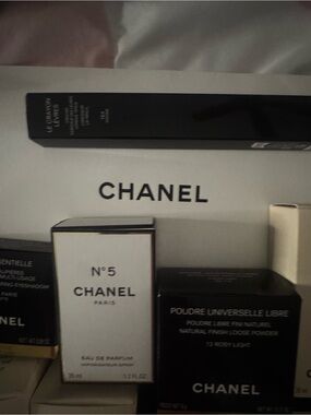 CHANEL Assorted Beauty Boxes in White, Black, Cream & Gold